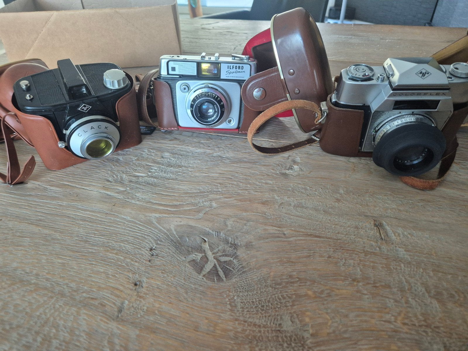 Agfa Clack camera met flitsers, Ophalen of Verzenden, Zo goed als nieuw, Compact, Overige Merken
