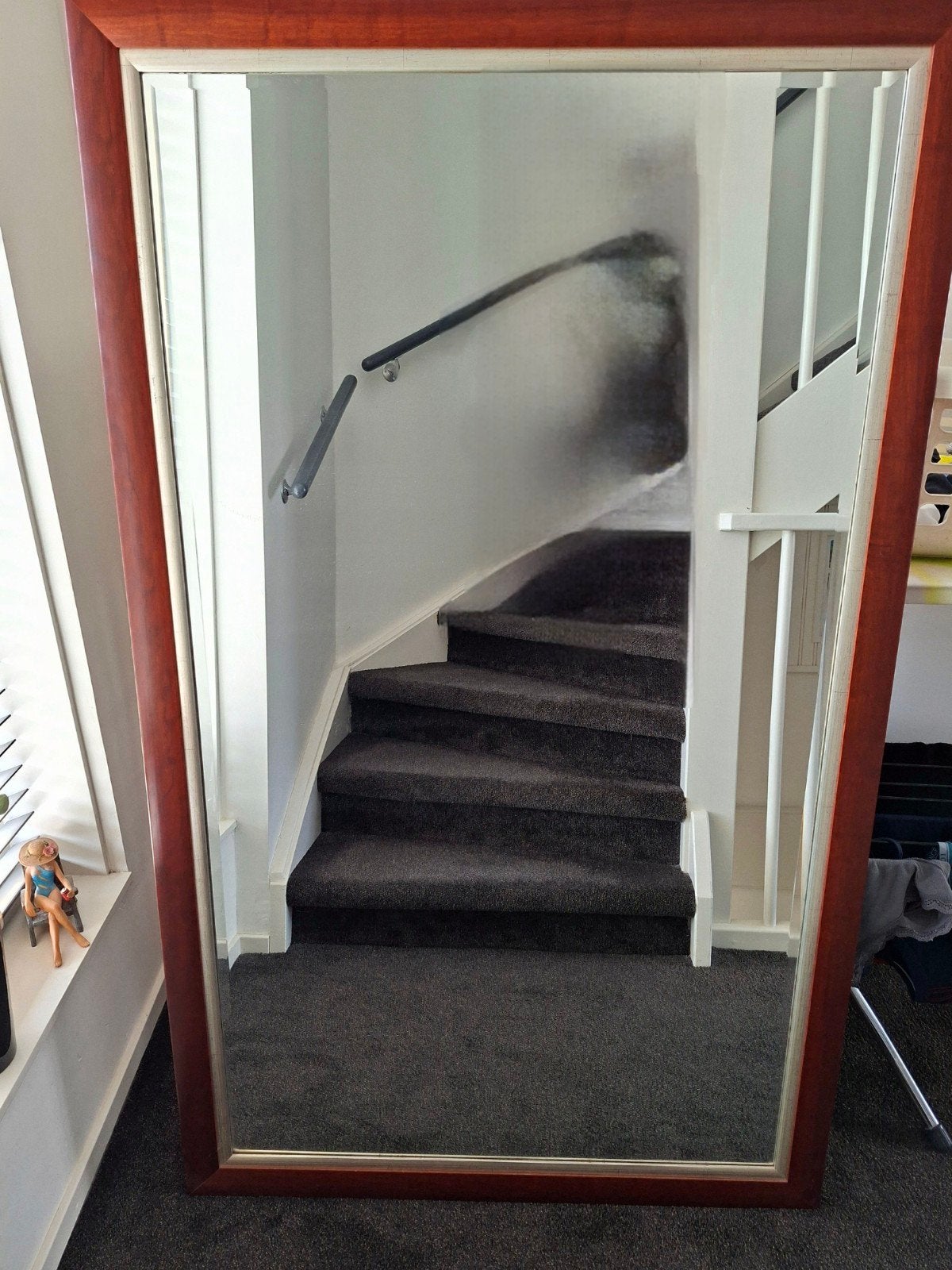 Spiegel, Ophalen, 125 cm of meer, Zo goed als nieuw, Minder dan 100 cm