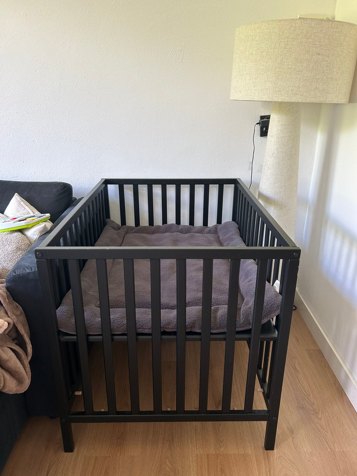Prenatal sana babybox inclusief boxkleed, Kinderen en Baby's, Boxen, Ophalen, Gebruikt, Rechthoekig, In hoogte verstelbaar