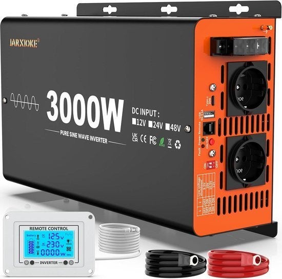 Omvormer 3000W – Spanning Converter – Stroomomzetter, Corvance B.V., Verzenden, Nieuw, Corvancebol@gmail.com