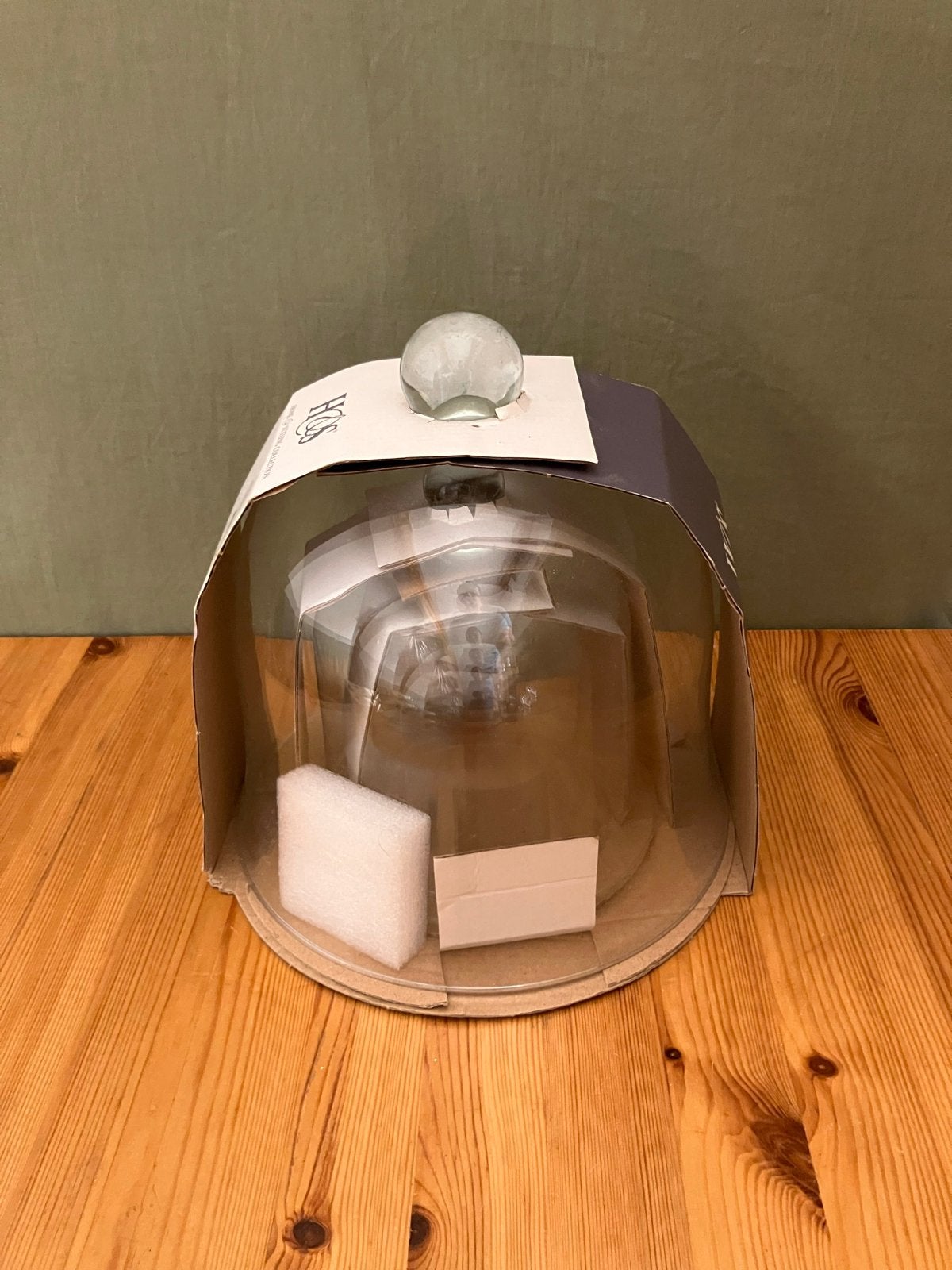 Glazen Cloche / Speiseglocke - Diameter 22,5 cm, Onbekend, Ophalen of Verzenden, Zo goed als nieuw, Onbekend