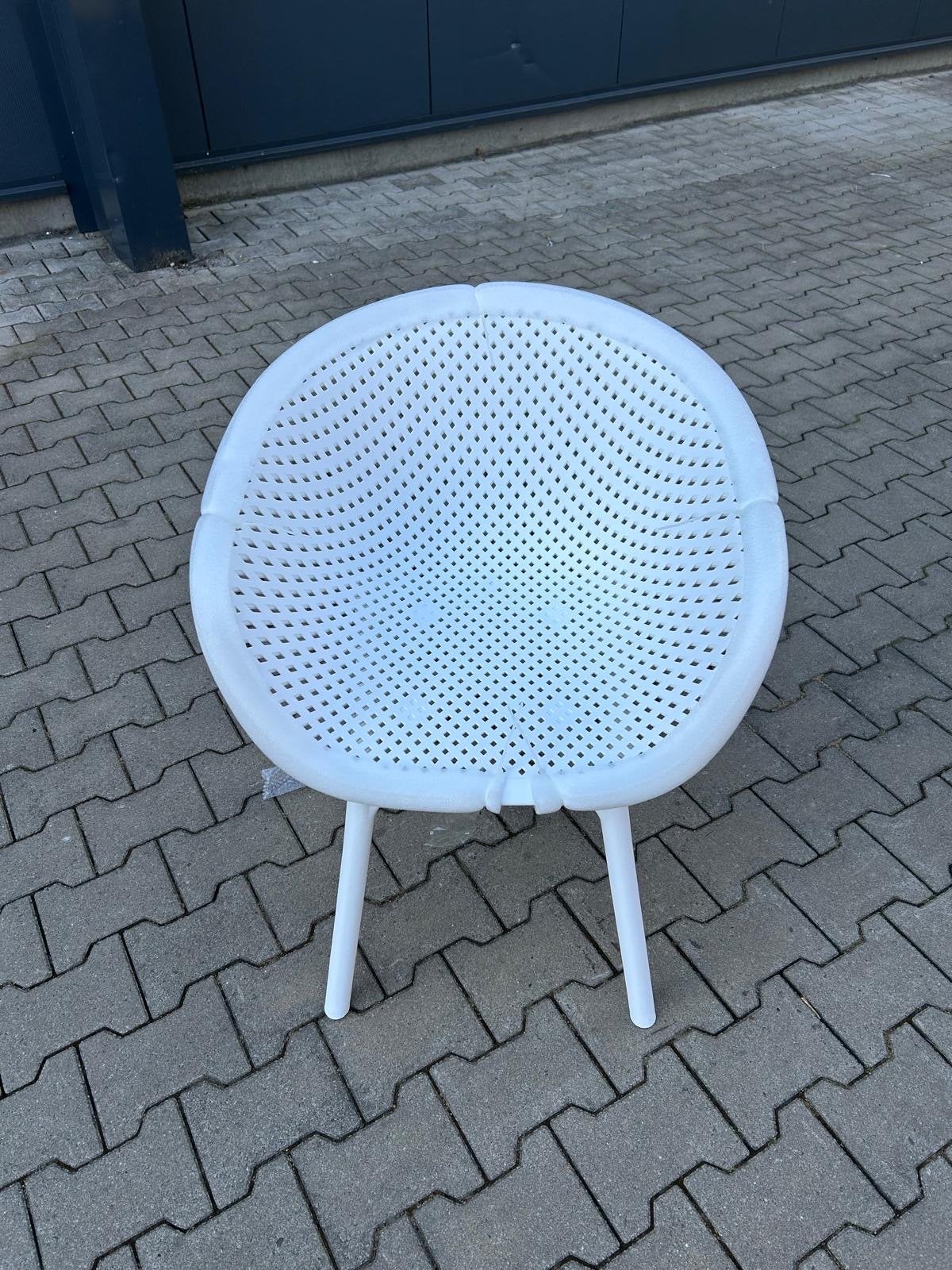 Nieuwe witte kunststof stoelen - per stuk of set, Kunststof, Wit, Nieuw, Ophalen of Verzenden