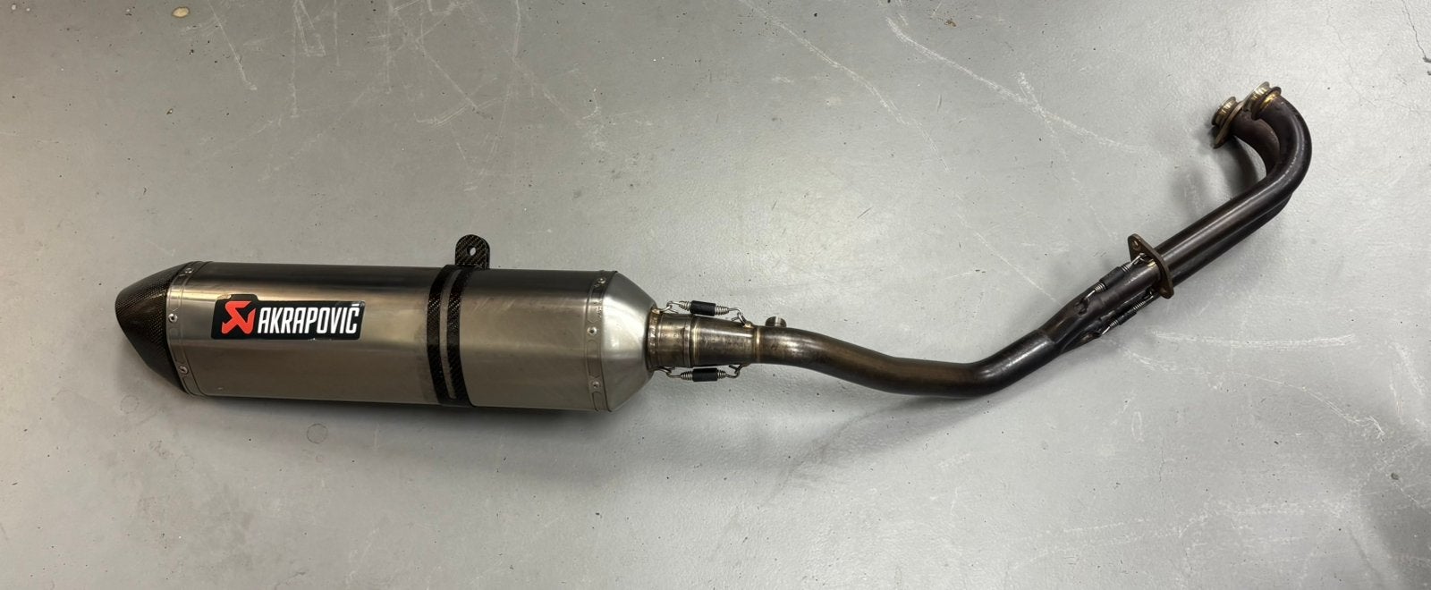 Akrapovic uitlaat Yamaha XP 500 Tmax bj ‘04 tm ‘16, Motoren, Ophalen of Verzenden, Gebruikt