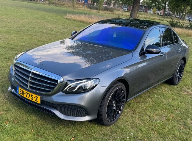 Mercedes-Benz E-Klasse E200 d 150pk 9G-TRONIC 2018 Grijs, Auto's, Automaat, Achterwielaandrijving, 4 cilinders, Origineel Nederlands