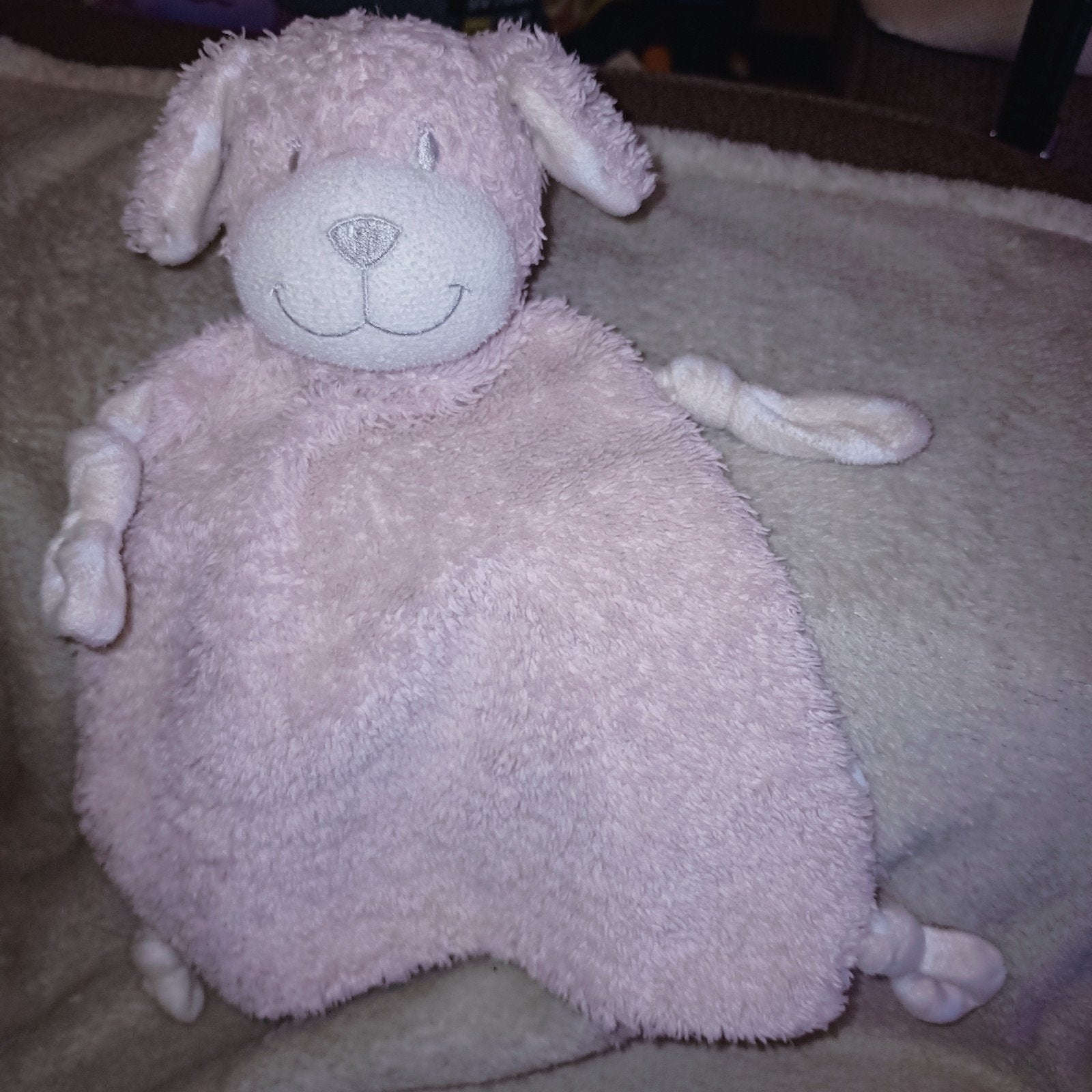 Kid shaggy puppy, beige kroeldoek, Kinderen en Baby's, Speelgoed | Knuffels en Pluche, Gebruikt, Overige merken, Ophalen of Verzenden