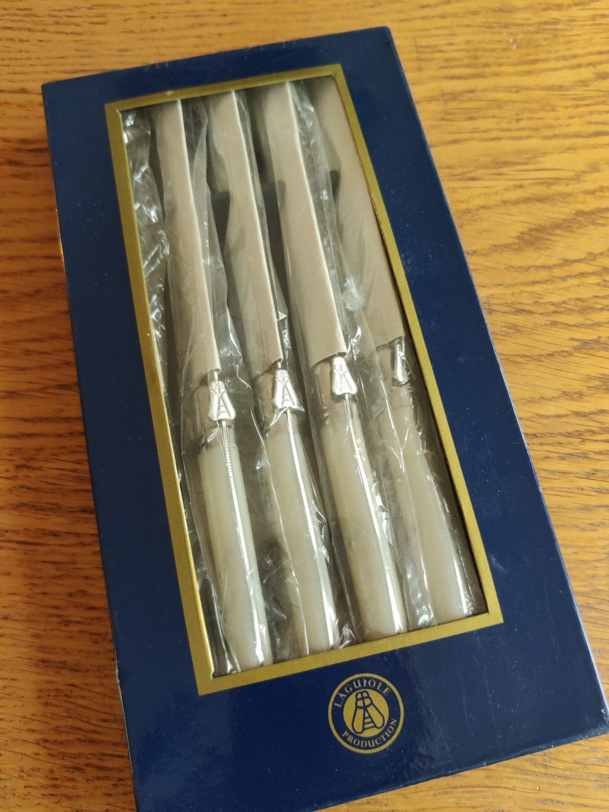 Laguiole steakmessen set - 6 stuks, Ophalen of Verzenden, Nieuw, Rvs of Chroom, Los bestek