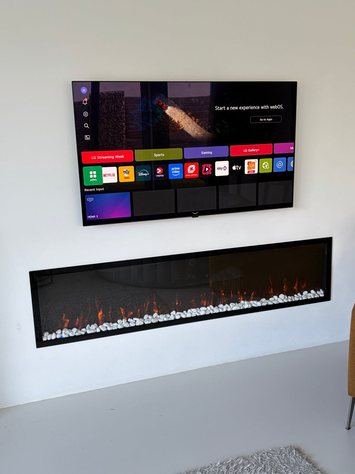 LG OLED TV - 55 inch - 4k en UHD, Ophalen, OLED, Zo goed als nieuw, 100 cm of meer