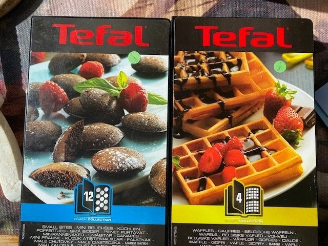 wafel en poffertjes platen van tefal snack collection, Ophalen of Verzenden, Zo goed als nieuw