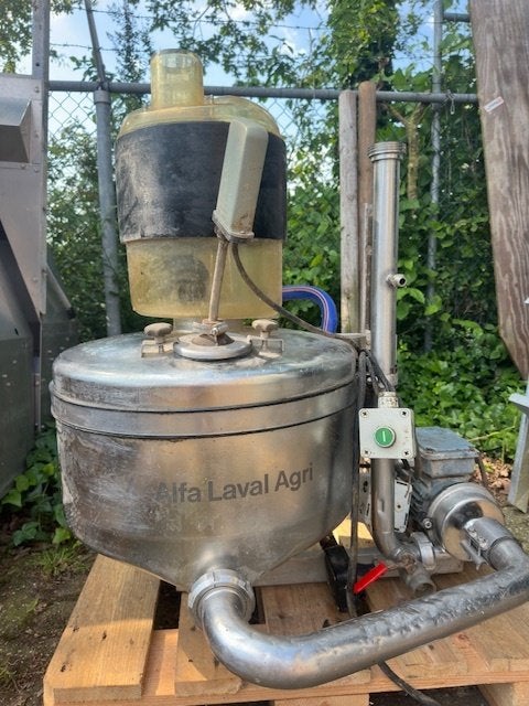 Melkontvangst RVS Delaval GEA  SAC, Ophalen, Gebruikt