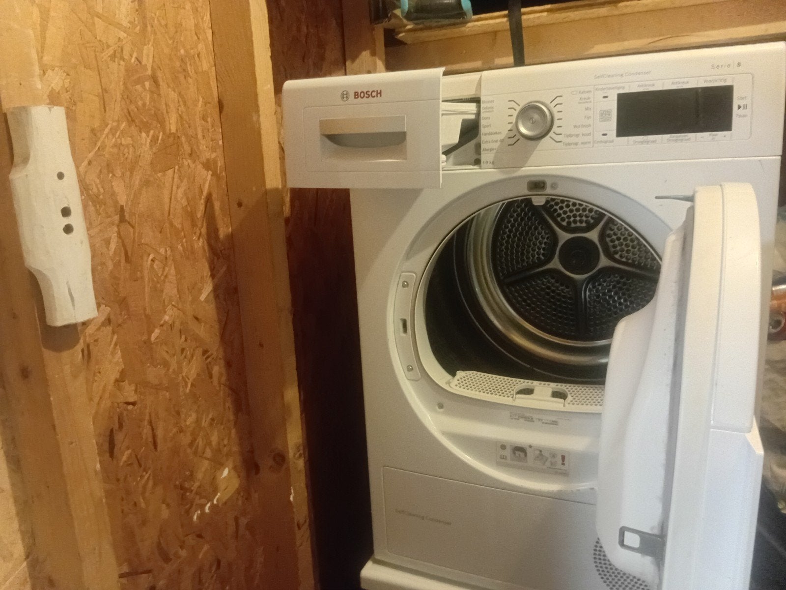 Bosch Serie 8 Warmtepompdroger 9 kg - Zelfreinigend, Ophalen of Verzenden, Gebruikt