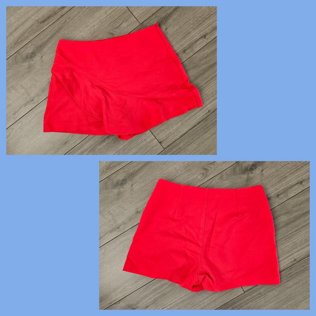 Zara prachtig rood broek rokje mt S in zeer goede staat., Ophalen of Verzenden, Zo goed als nieuw, Maat 36 (S), Rood