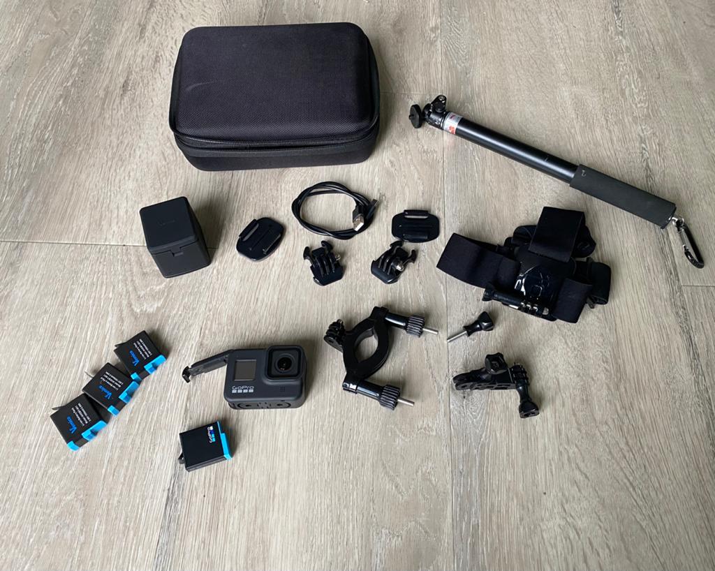 Gopro Hero 8 Black met accessoires., Ophalen of Verzenden, Gebruikt, GoPro