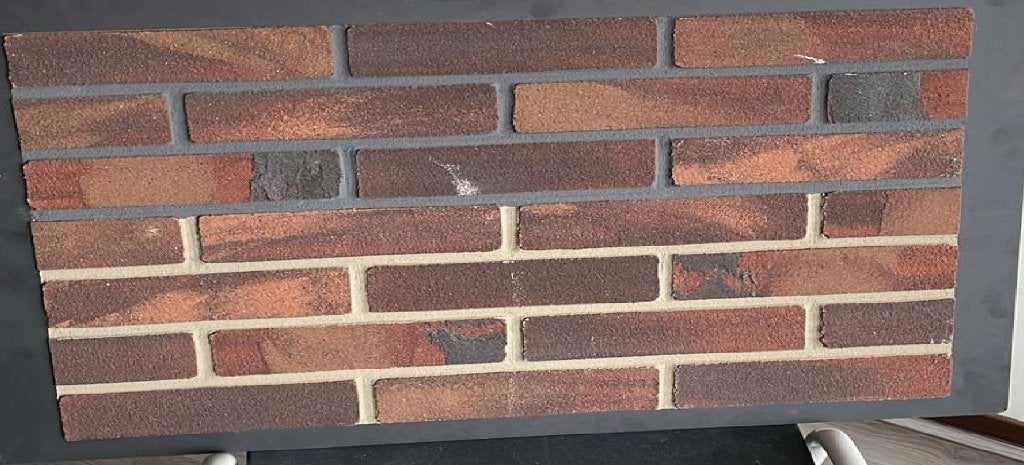 Restpartij minerale steenstrips (s9.4865), Ophalen, Nieuw, Beton, Terrastegels