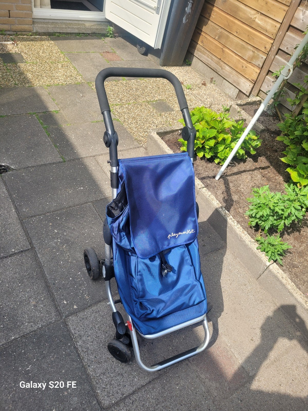 Boodshappen wagentje m, Ophalen