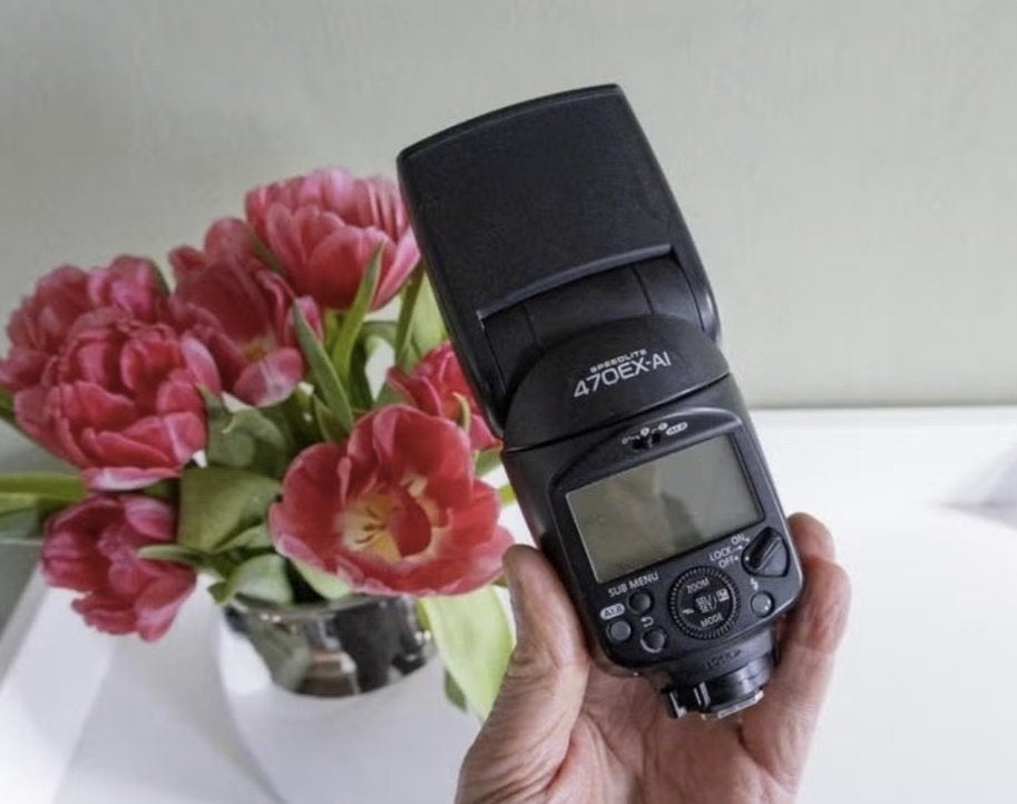 Canon Speedlite 470EX-AI flitser - zo goed als nieuw, Canon, Canon, Ophalen of Verzenden, Zo goed als nieuw