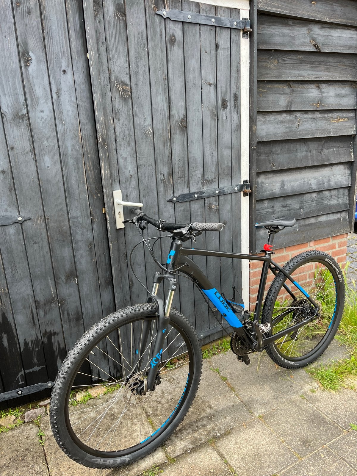 Cube Aim Pro mountainbike - Zwart/Blauw, Overige merken, Gebruikt, Hardtail, Heren