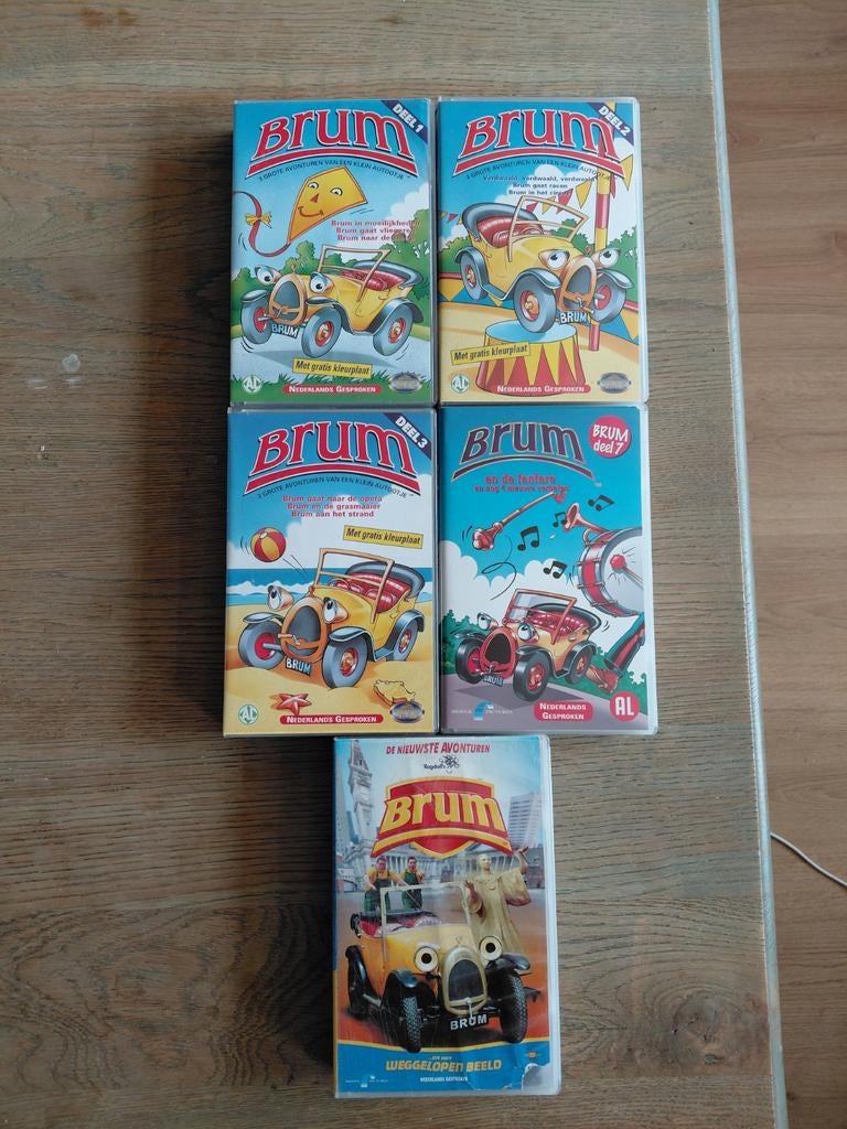 5 Brum videobanden., Cd's en Dvd's, VHS | Kinderen en Jeugd, Alle leeftijden, Ophalen of Verzenden, Gebruikt, Kinderprogramma's en -films
