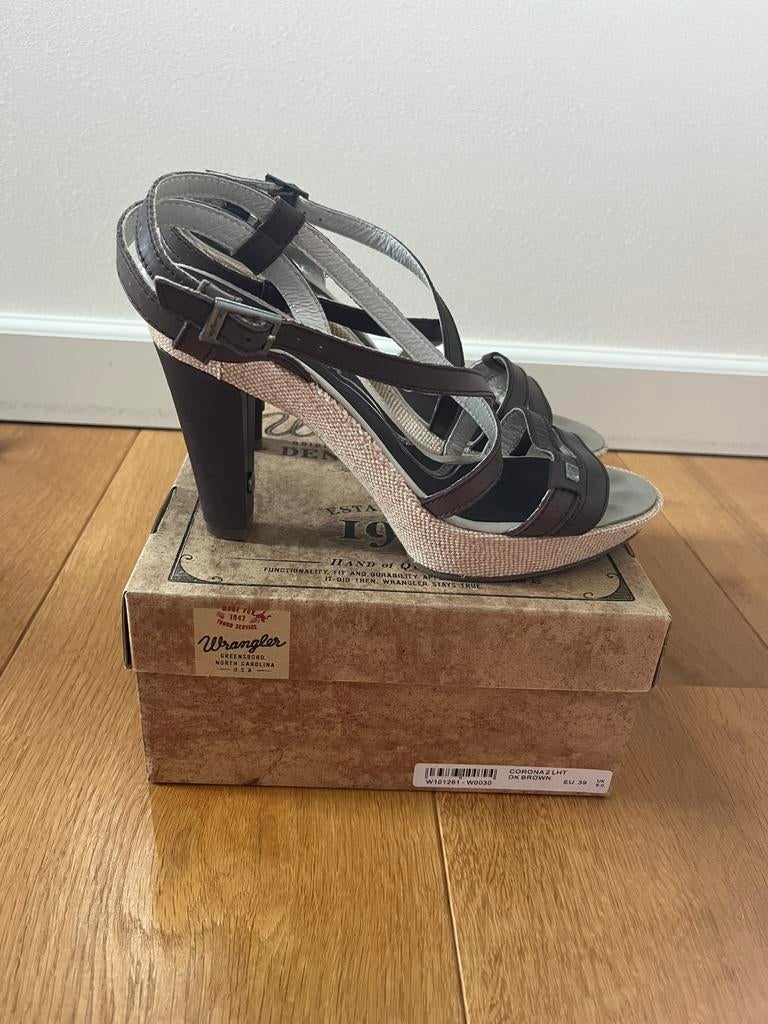 Wrangler hakken, Zwart, Ophalen of Verzenden, Zo goed als nieuw, Schoenen met hoge hakken