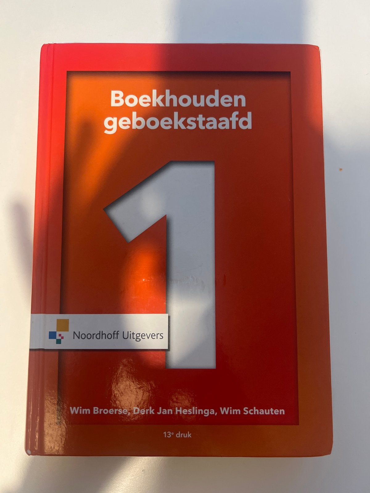 Boekhouden geboekstaafd 1 - 13e druk, Ophalen of Verzenden, Gamma, Zo goed als nieuw, HBO