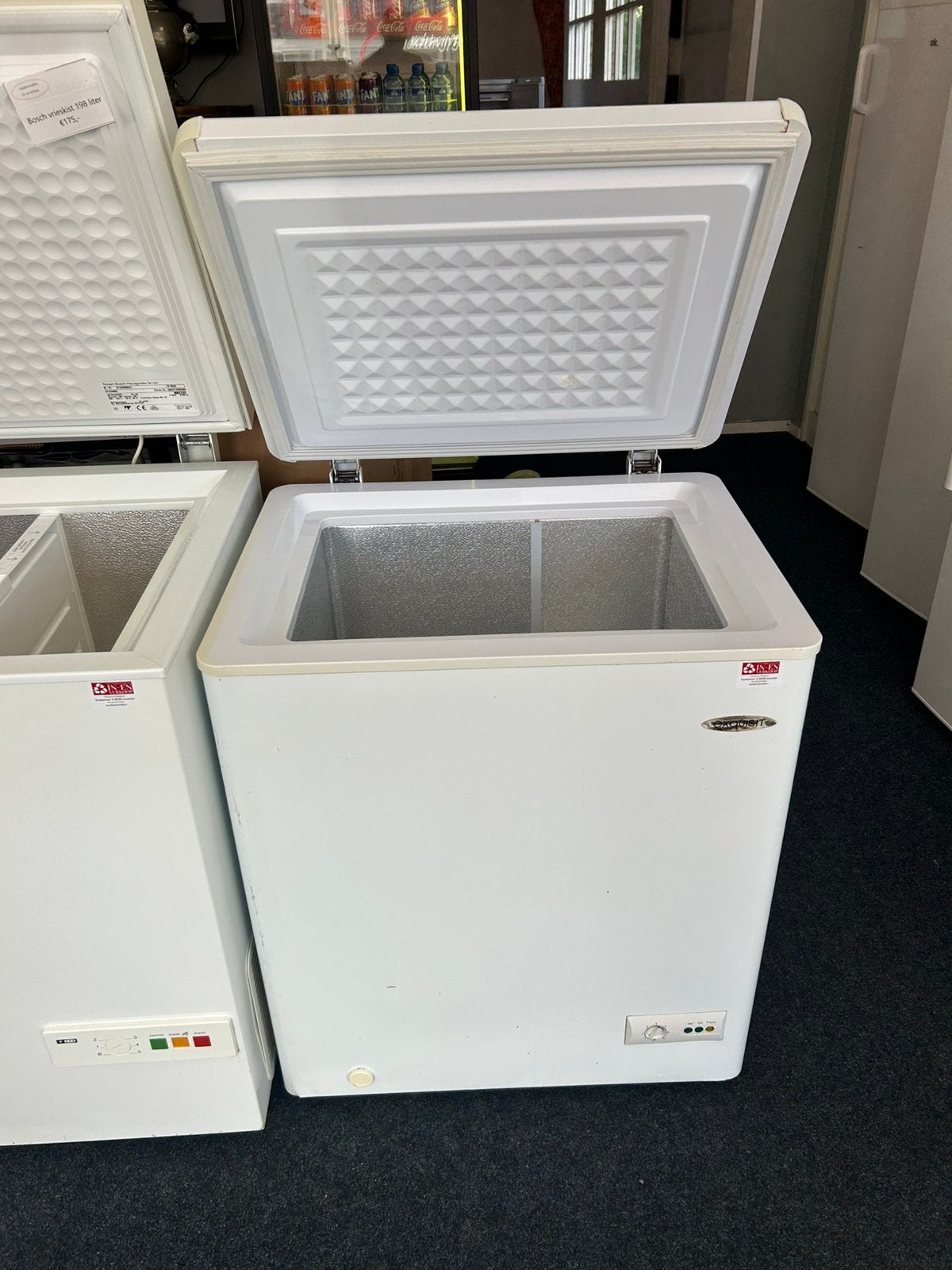 Exquisit 100 liter vrieskist (inruilkoopje), Nl, Nulachtenvijftig.nl, Zo goed als nieuw, Exquisit