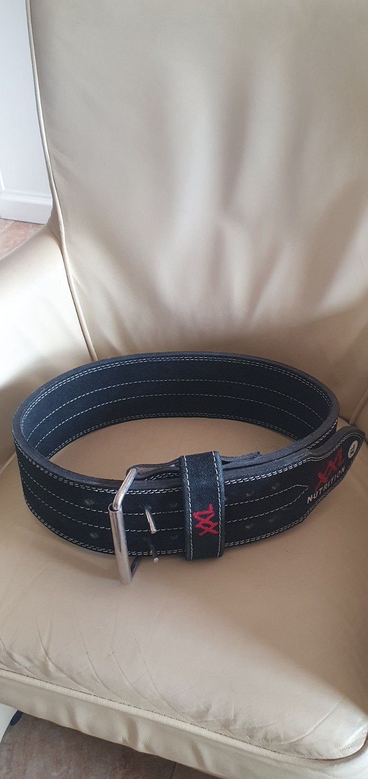 XXL Nutrition leren riem xl, Ophalen of Verzenden, Zo goed als nieuw