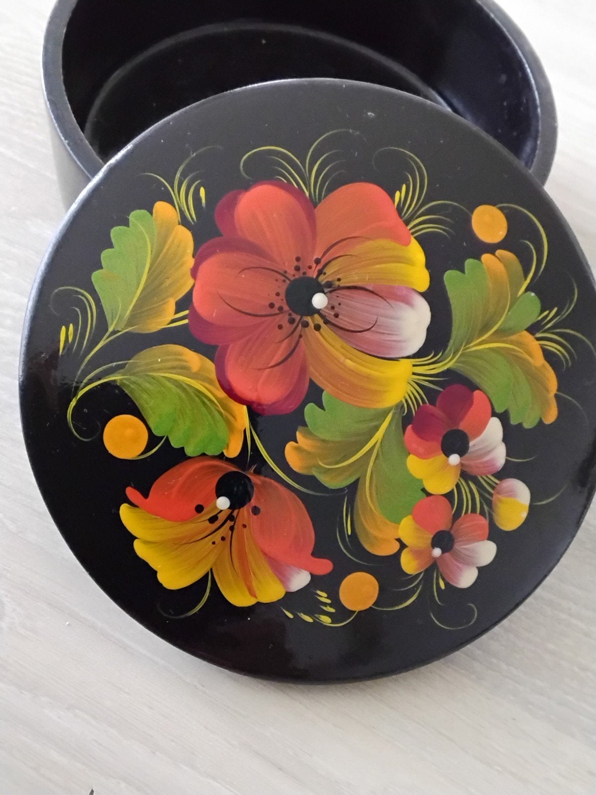 houten sieradendoos, Sieraden, Tassen en Uiterlijk, Beautycases, Ophalen of Verzenden, Zo goed als nieuw, Zwart, Hardcase