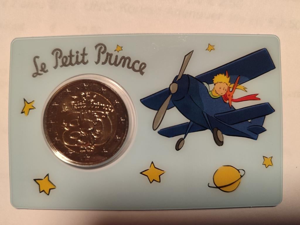 Frankrijk 2 euro 2026 BU Le Petit Prince Coincard Lichtblauw, Ophalen of Verzenden, Frankrijk, 2 euro, Setje