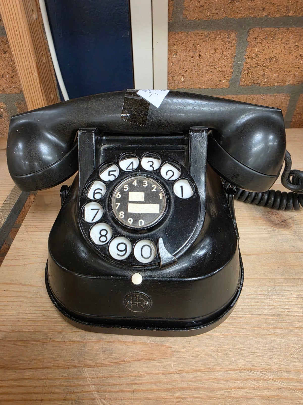 Vintage Bakelieten Telefoon met Draaischijf, Ophalen of Verzenden, Gebruikt, Bakeliet