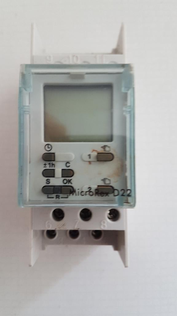 Schakelklok MicroRex D22, Ophalen of Verzenden, Gebruikt