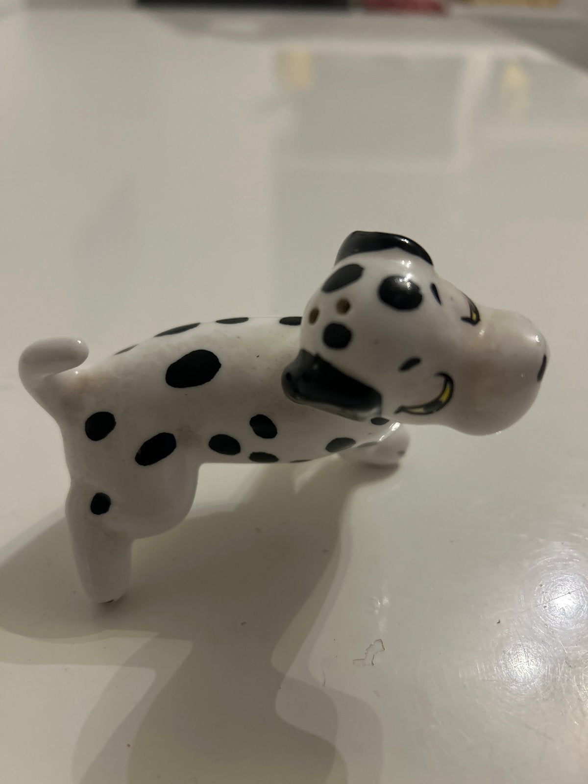 Leuke Dalmatiër beeldje - 9 cm lang en breed, Ophalen of Verzenden, Zo goed als nieuw, Dier