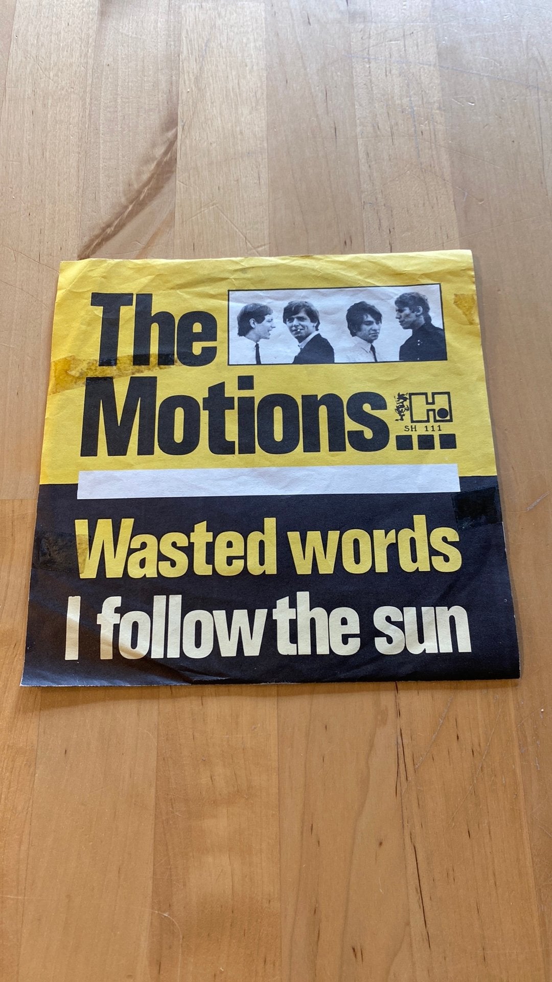 Vinyl single the Motions - Wasted words, Ophalen of Verzenden, Gebruikt, Pop