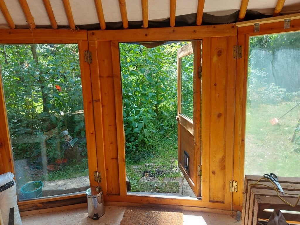 Yurt 6-muurs met 2 ramen, Ophalen, Gebruikt