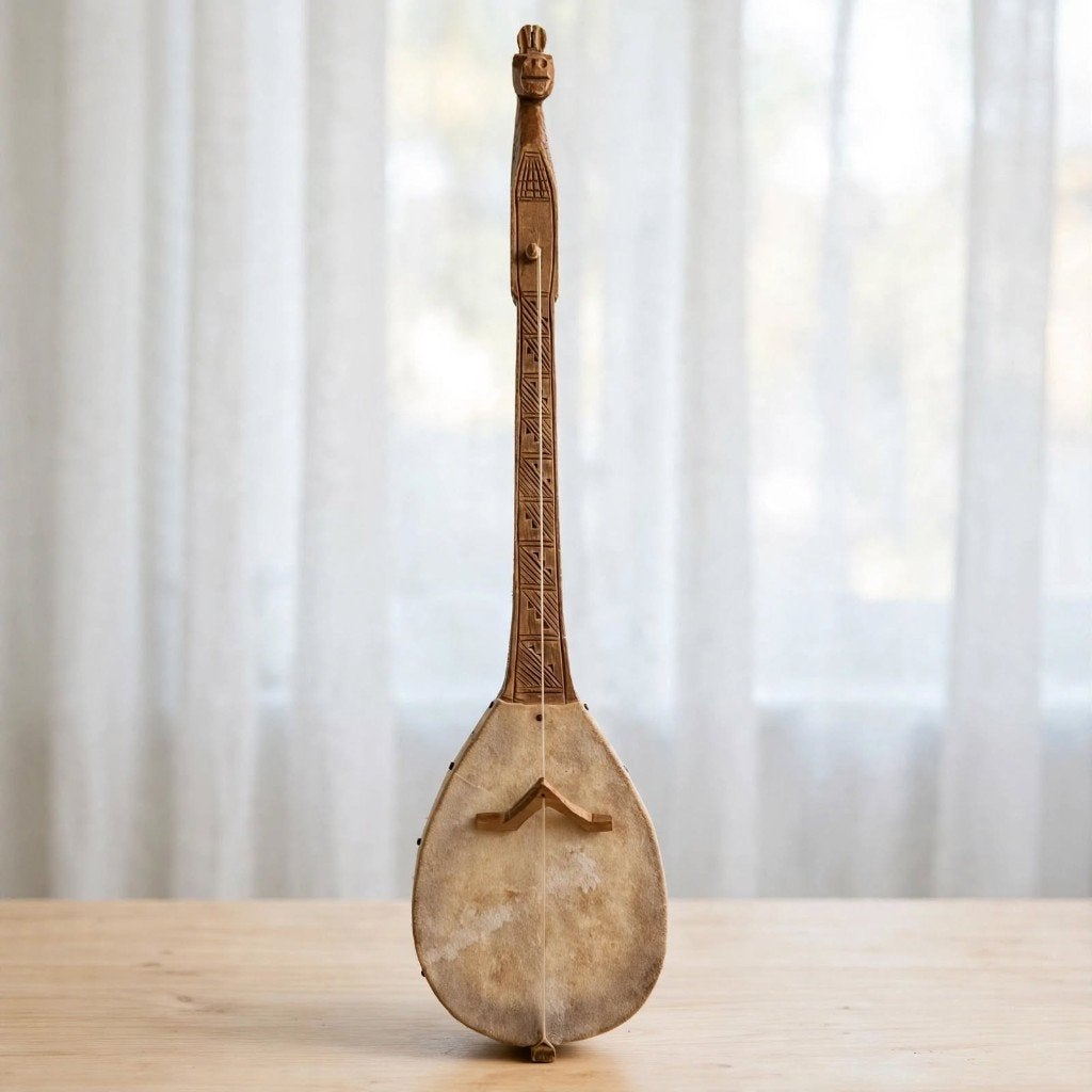 Vintage Berberse Loutar / Luth Monocorde, Muziek en Instrumenten, Ophalen of Verzenden, Gebruikt, Luit, Saz of Bouzouki