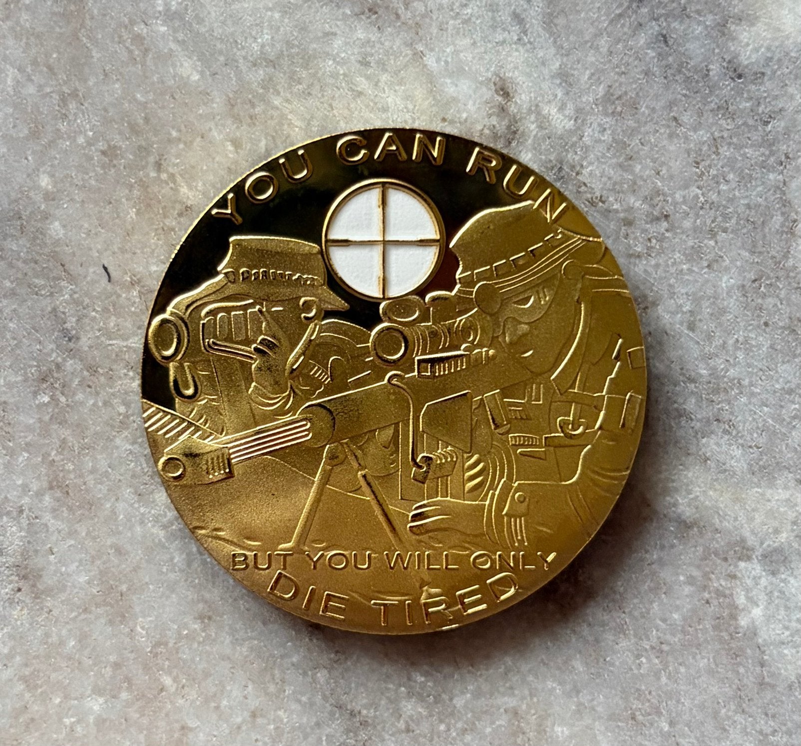 US Army sniper coin, Ophalen of Verzenden, Landmacht, Amerika, Embleem of Badge