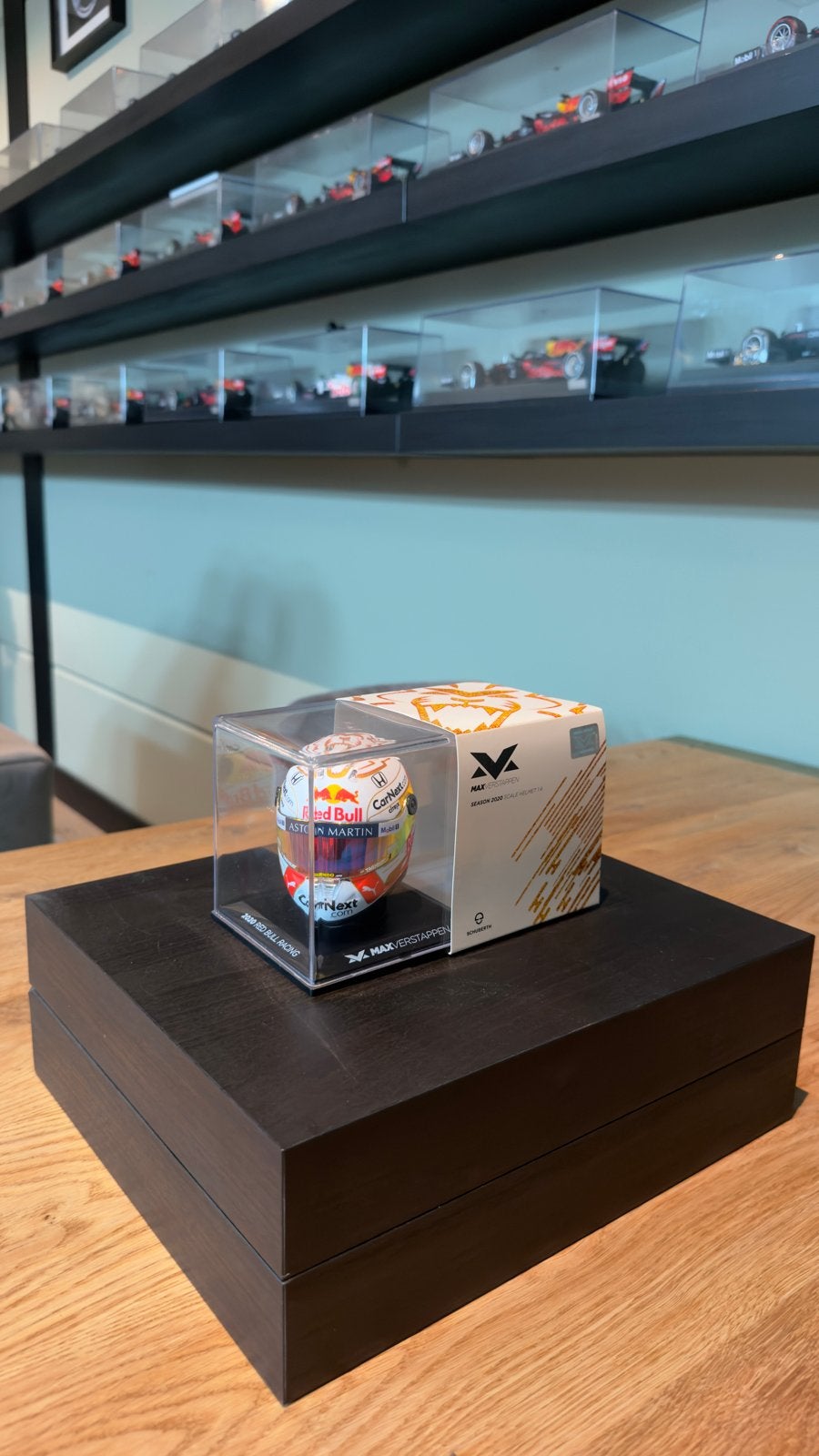 Max Verstappen 2020 Red Bull Racing Helm Replica, Ophalen of Verzenden, Zo goed als nieuw, Formule 1