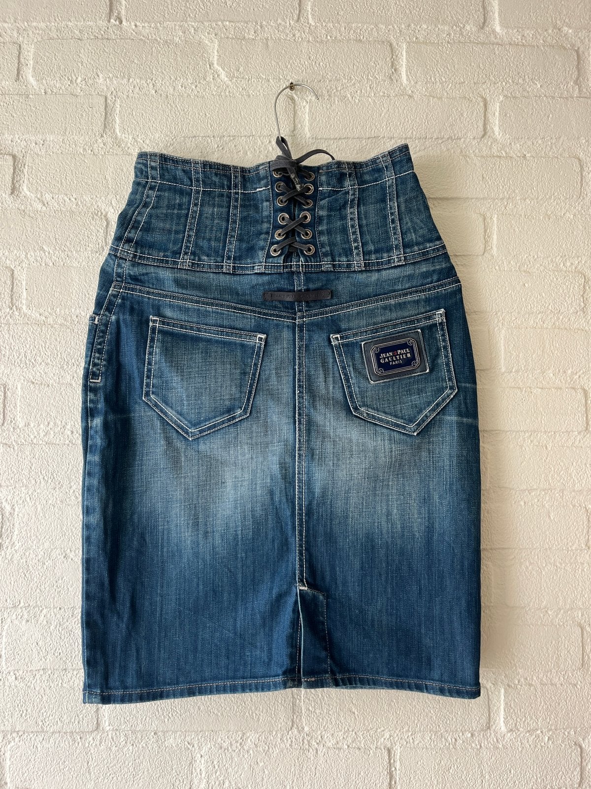 Jean Paul Gaultier coset skirt, Kleding | Dames, Blauw, Ophalen of Verzenden, Zo goed als nieuw, Maat 36 (S)