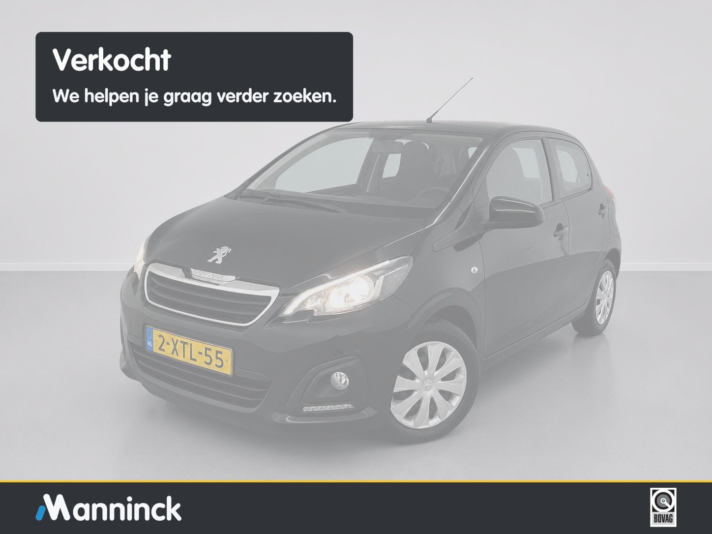 Peugeot 108 1.0 e-VTi Active| Airco|5-Deurs|NAP|, Auto diversen, Zwart, Handgeschakeld, 998 cc, Benzine