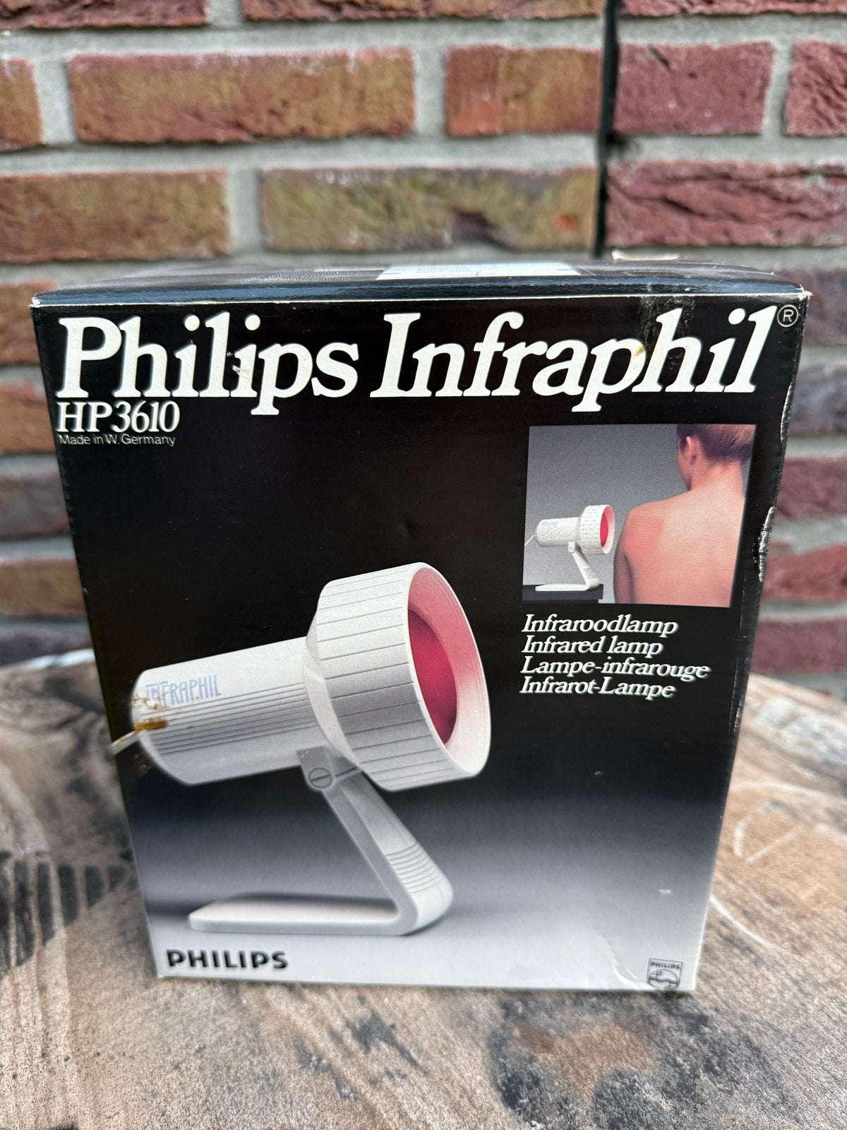 Philips Infraphil HP3610 Infraroodlamp - Vintage, Ophalen of Verzenden, Zo goed als nieuw, Overige typen