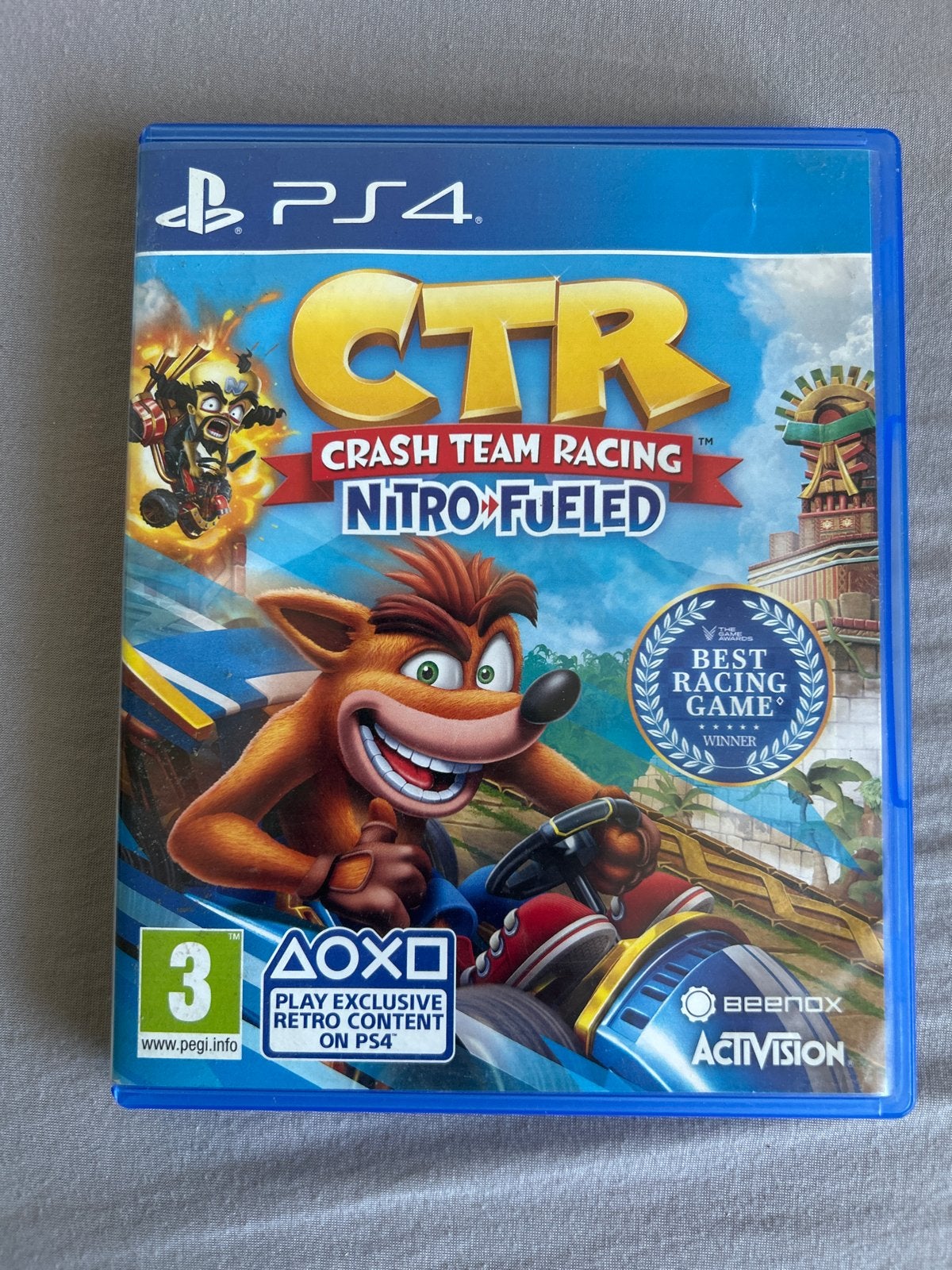 Crash Team Racing Nitro-Fueled PS4 - Zo goed als nieuw, Racen en Vliegen, Eén computer, Ophalen of Verzenden, Zo goed als nieuw
