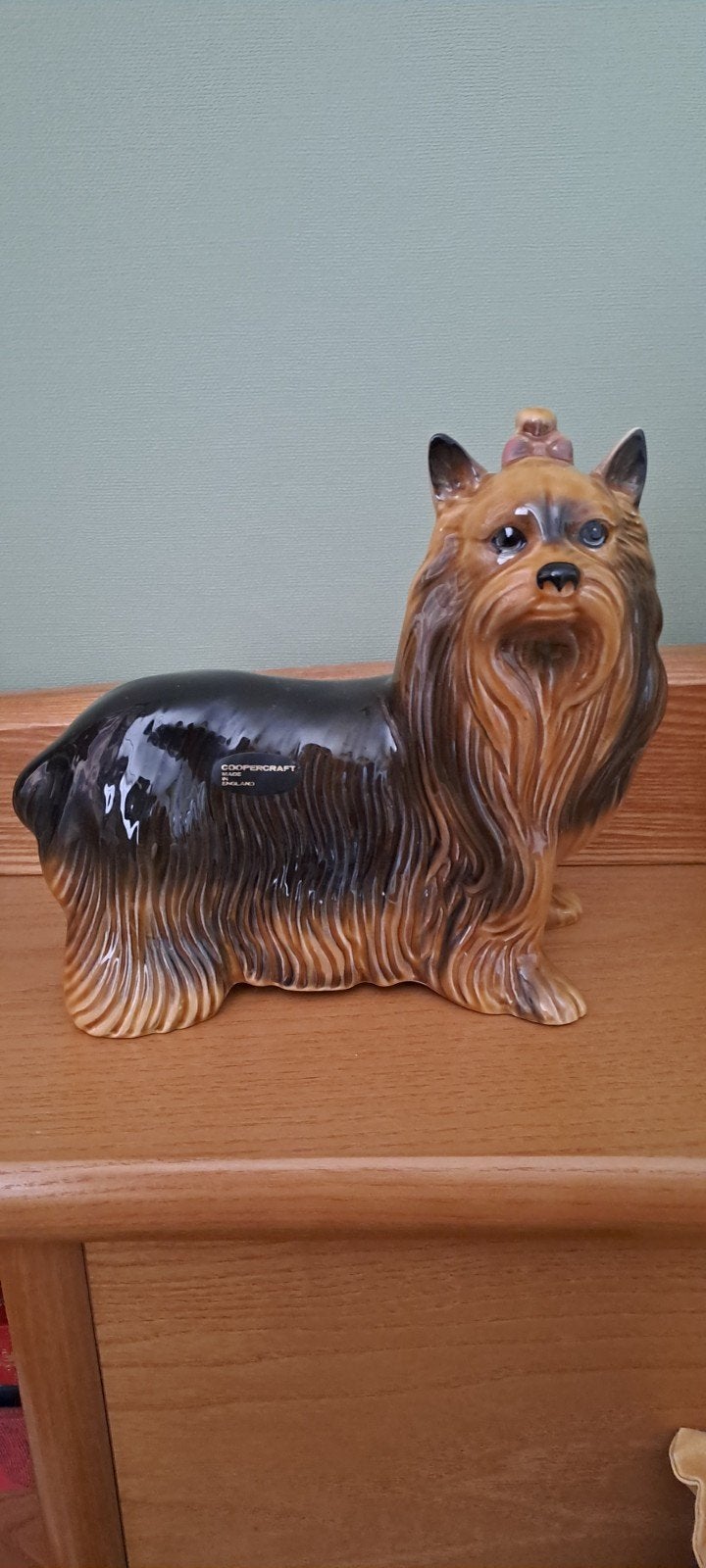vintage yorkshire terrier, Ophalen of Verzenden, Zo goed als nieuw, Dier