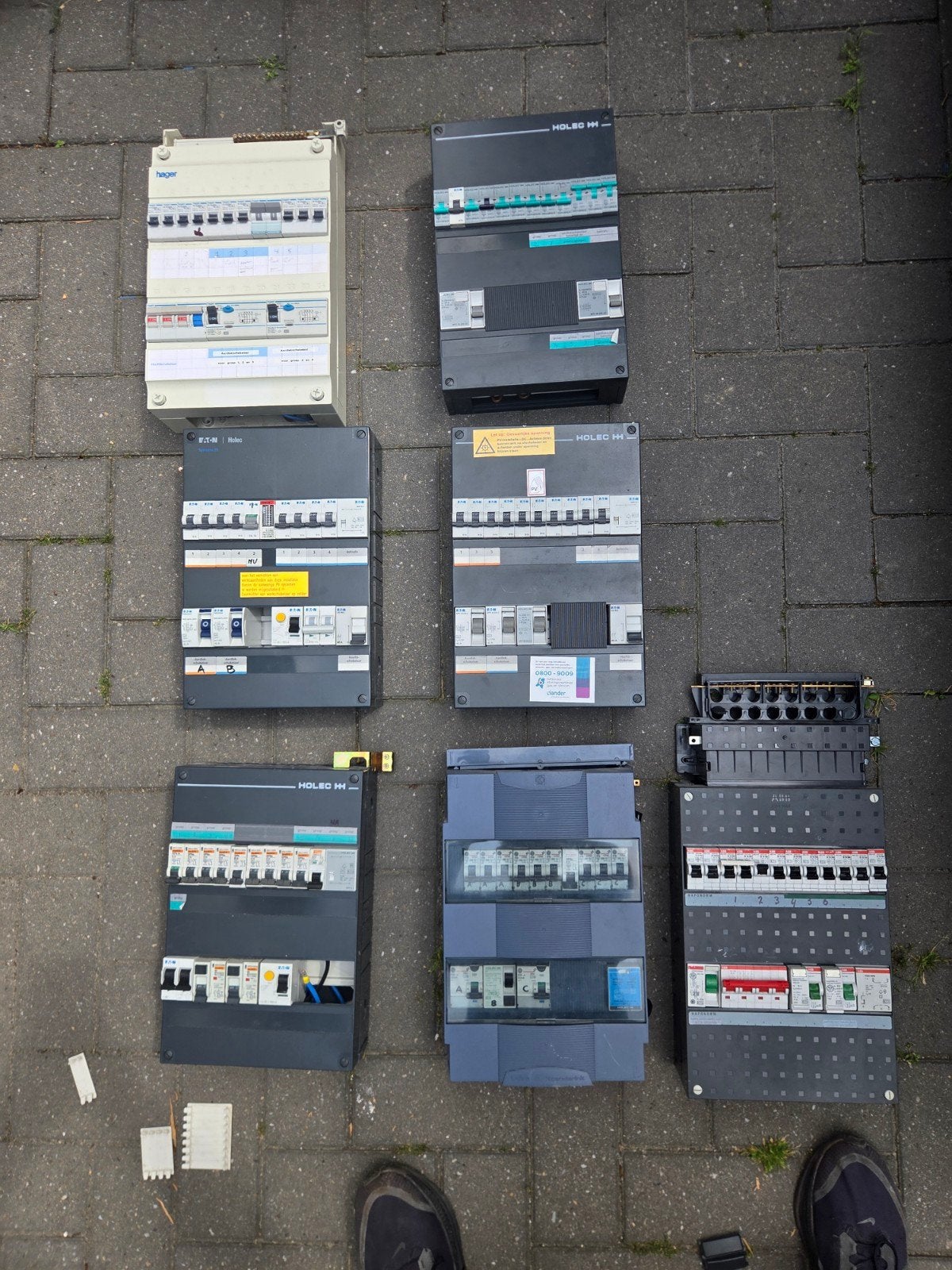 Hager, Eaton, ABB 3-fase groepenkasten - Gebruikt, Verzenden, Overige typen