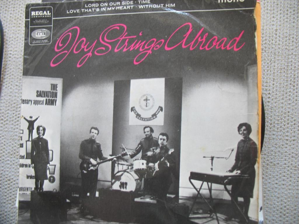 Joy Strings - Lord on our side (e.p. +3), Cd's en Dvd's, Vinyl Singles, Gebruikt, 7 inch, Ophalen of Verzenden, Religie en Gospel