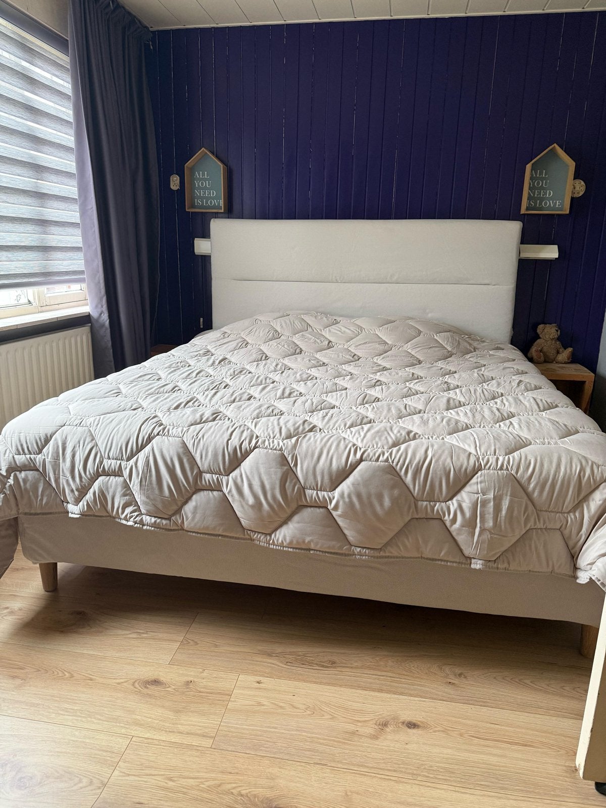 2 persoons bed, van ikea., Ophalen, Zo goed als nieuw, Tweepersoons