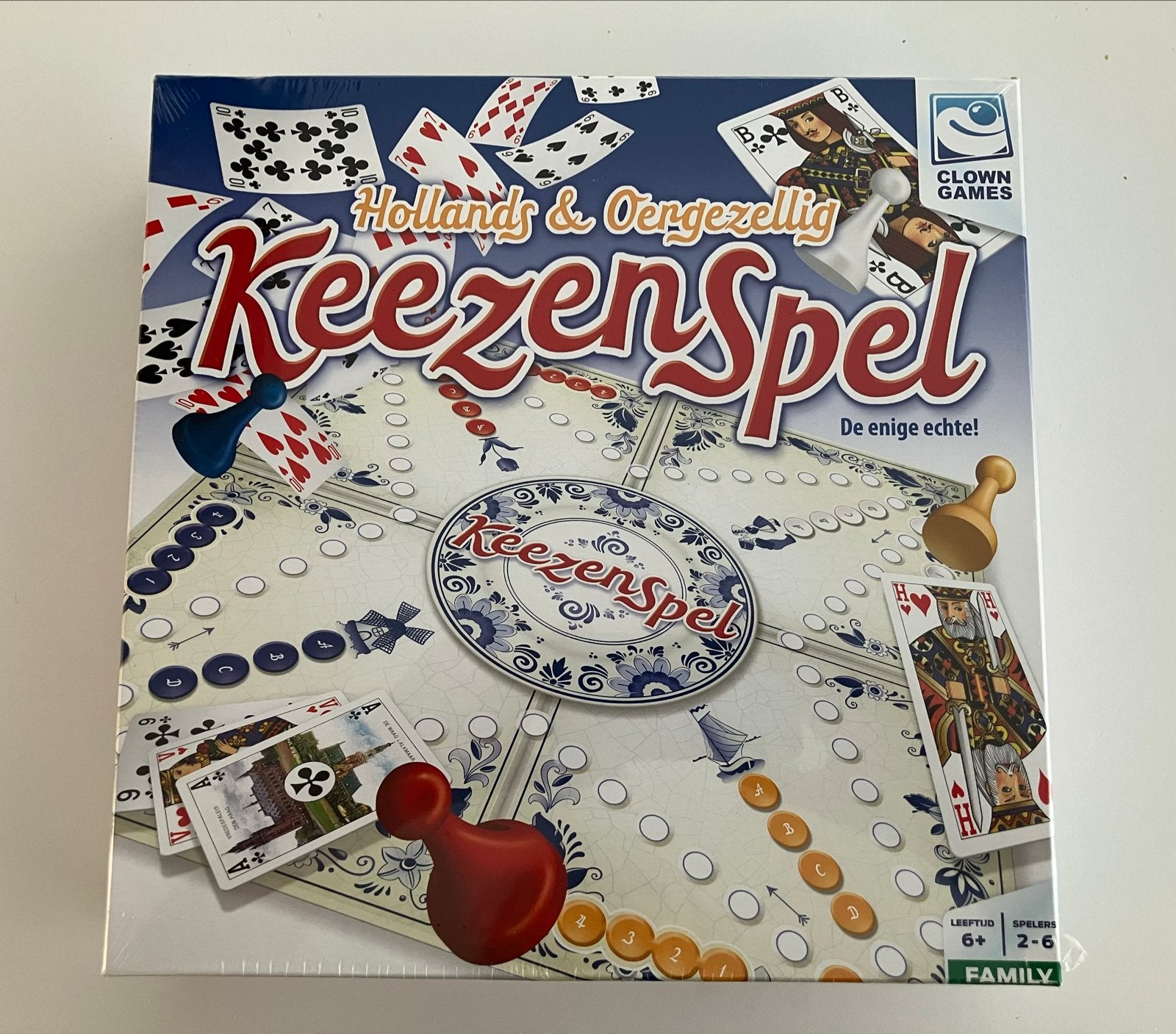 Keezenspel - Clown Games nieuw in folie!, Drie of vier spelers, Ophalen of Verzenden, Nieuw