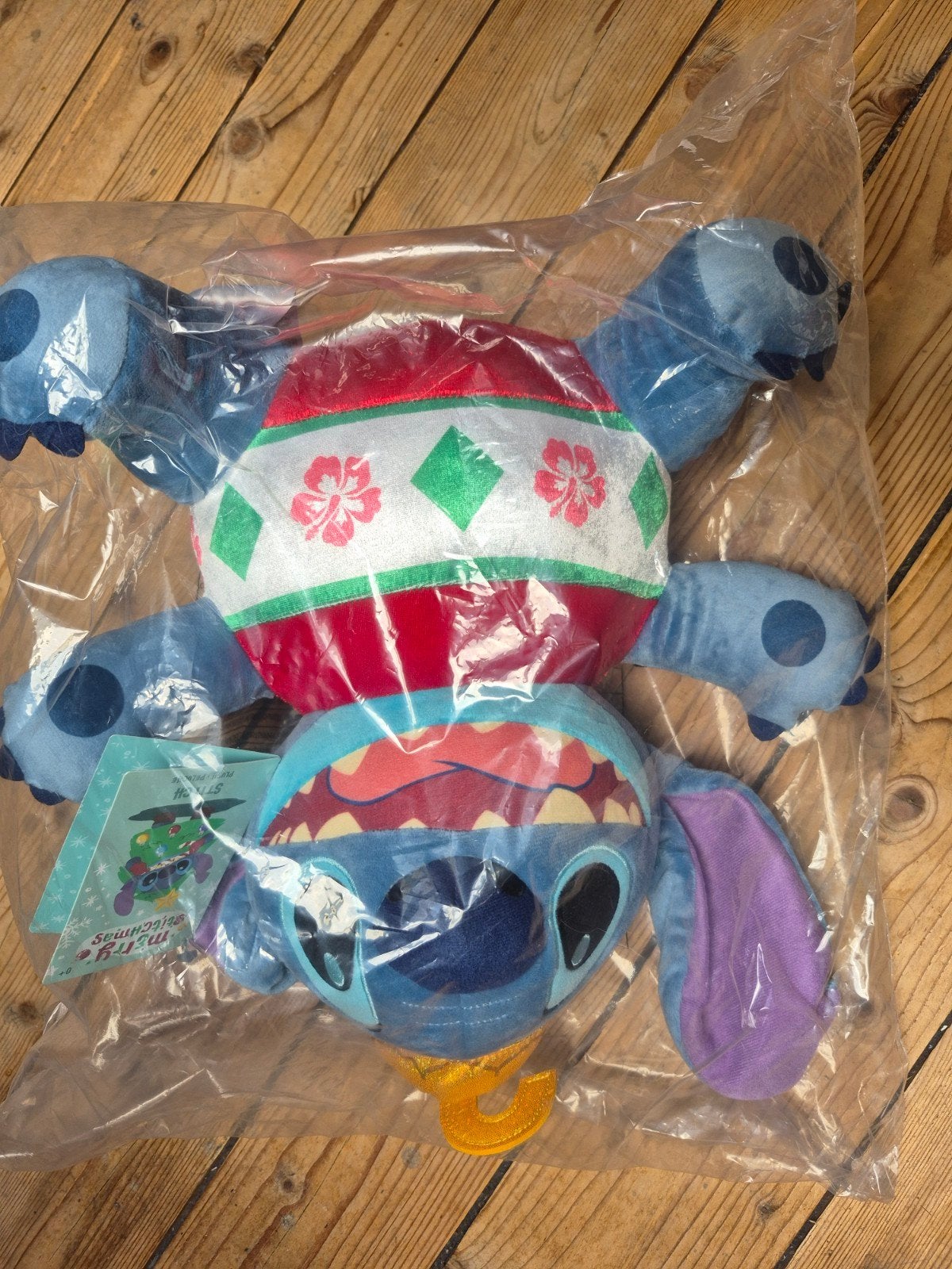 Nieuwe Disney Stitch Kerst Knuffel - In Verpakking, Disney, Disney, Overige typen, Blauw