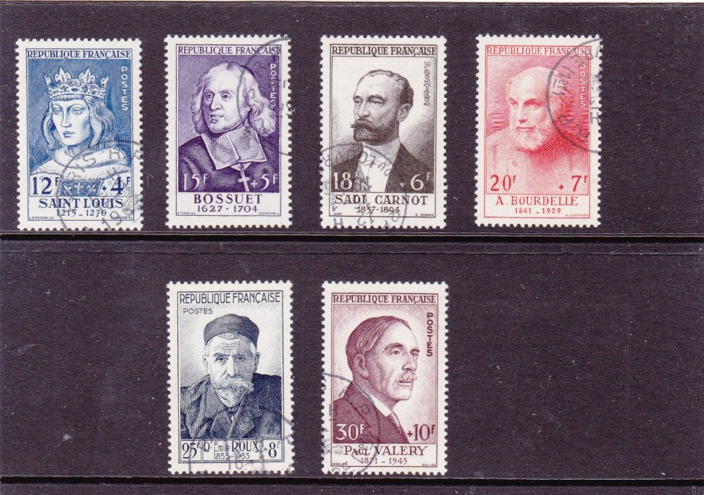Frankrijk 1015/20 Beroemde Mannen (S575), Verzenden, Gestempeld