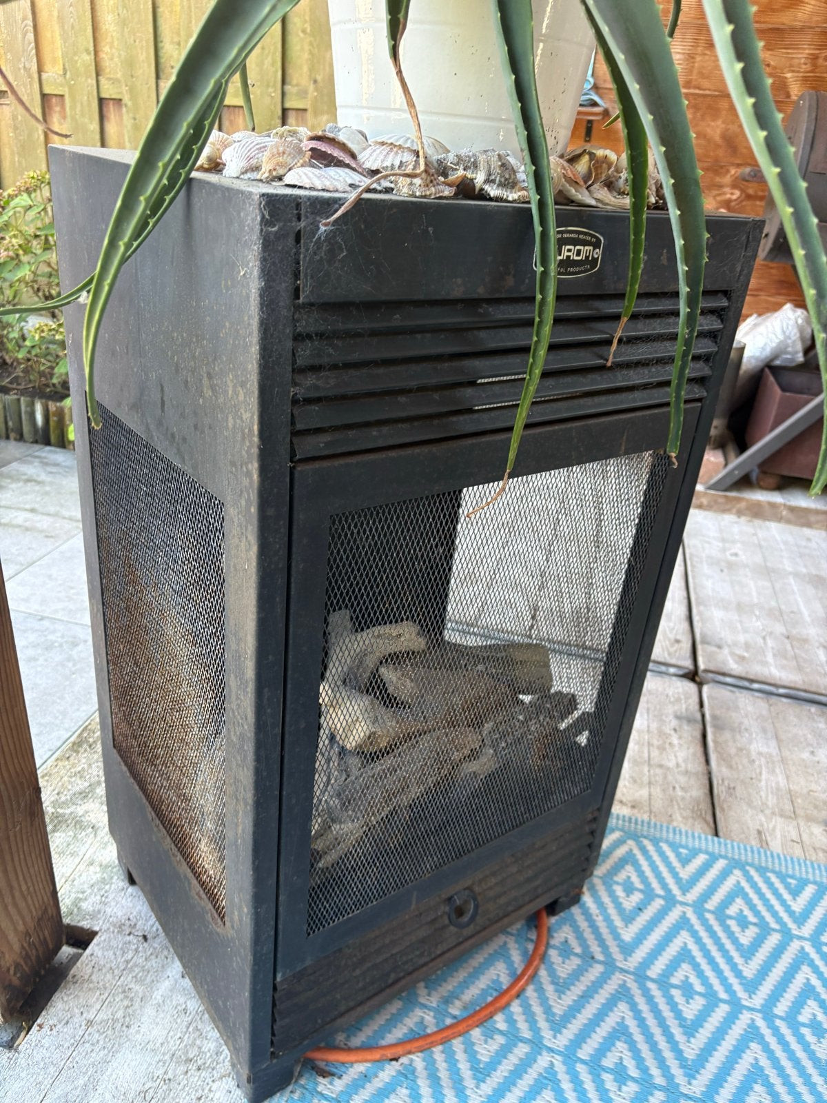 Eurom Terrashaard op gas - Heeft aandacht nodig, Tuin en Terras, Ophalen of Verzenden, Gebruikt