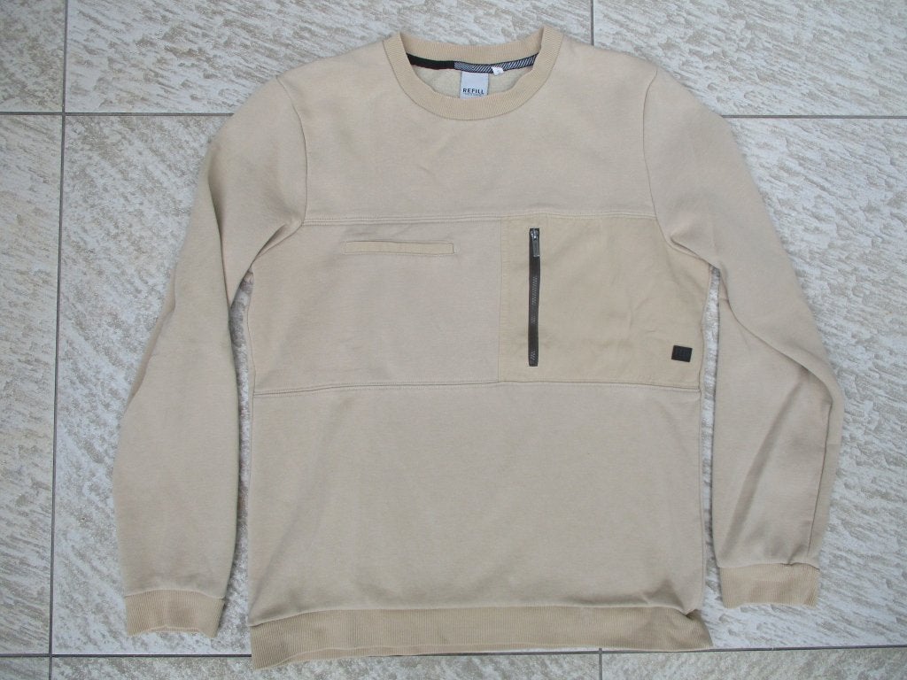 Refill sweater trui beige maat L truitje, Maat 52/54 (L), Beige, Refill, Ophalen of Verzenden