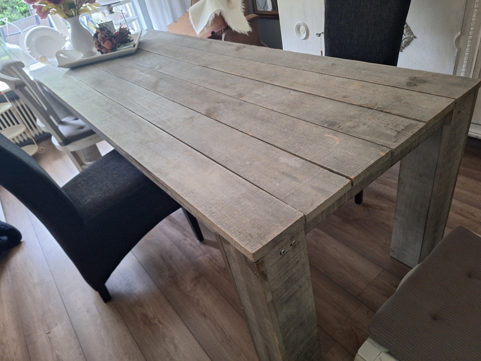 grote eettafel 230 lang, Ophalen, Gebruikt, 200 cm of meer, 50 tot 100 cm