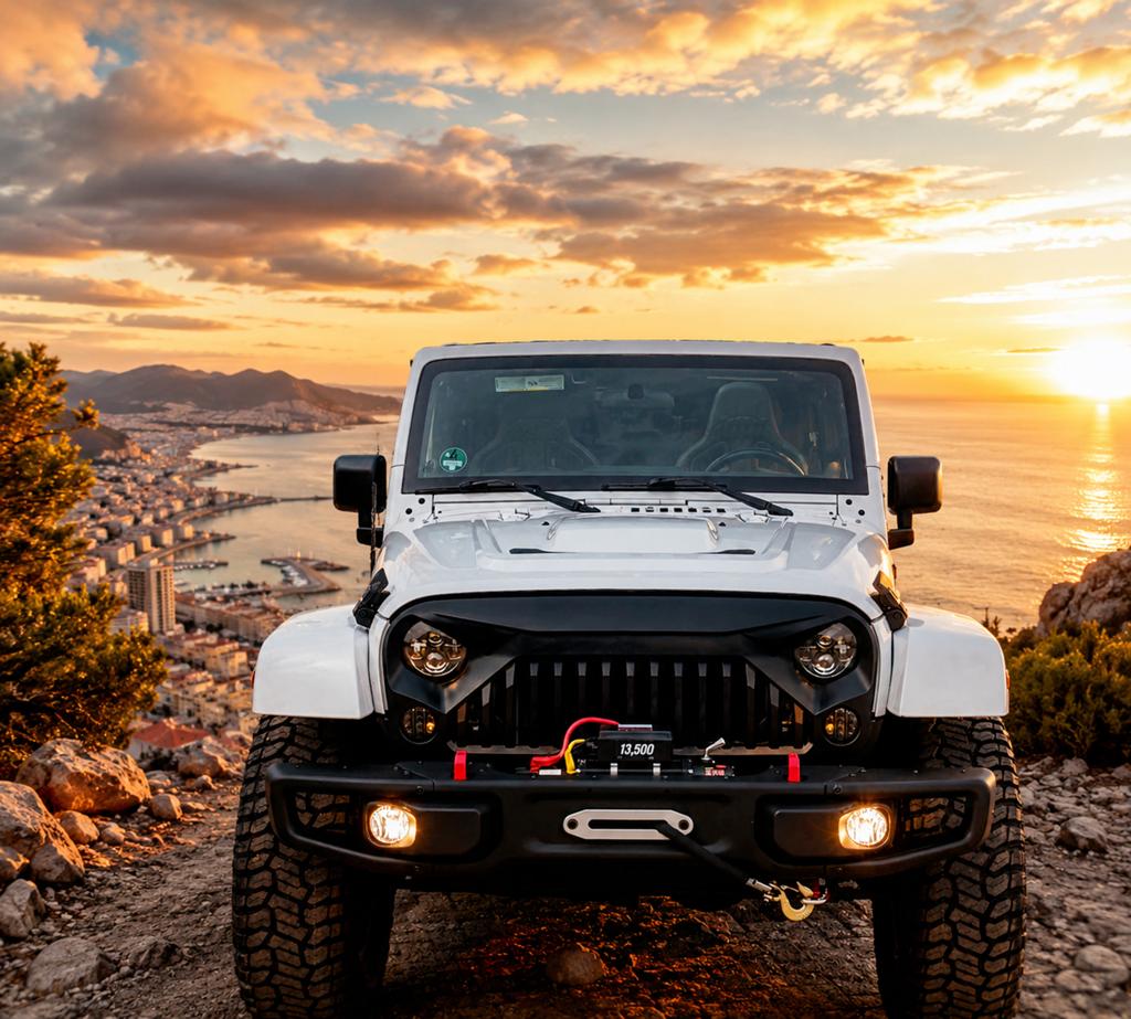 ‼️JEEP WRANGLER JK‼️SUPER EXCLUSIEF‼️ ENIGSTE IN NEDERLAND‼️, Auto's, Automaat, Euro 5, Zwart, Wit